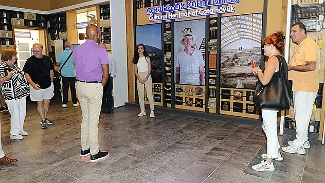 Konya'nın kadim tarihi uluslararası heyete tanıtıldı