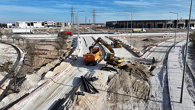 Konya'nın o hattında çalışmalar hız kesmeden devam ediyor
