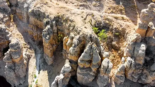Konya'nın peri bacaları Kapadokya'ya rakip