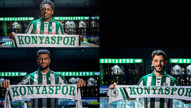 Konyaspor, 3 oyuncuyu renklerine bağladı