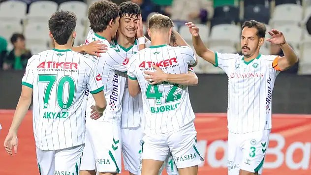 Konyaspor 4 golle turladı! Sürprize izin yok