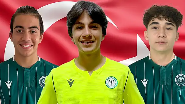 Konyaspor Akademi'de 3 oyuncuya milli davet