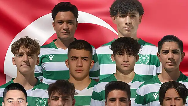 Konyaspor Akademi'de milli gurur