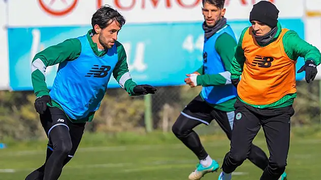 Konyaspor, Alanyaspor maçı hazırlıklarını sürdürdü
