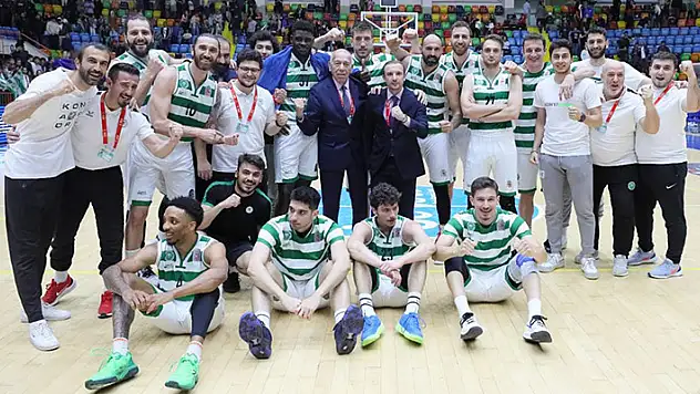 Konyaspor Basket zorlansa da kazandı