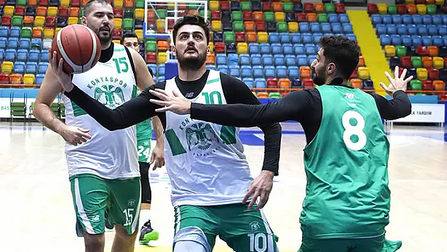 KONYASPOR BASKETBOL'DA KOCAELİ BŞ. HAZIRLIĞI
