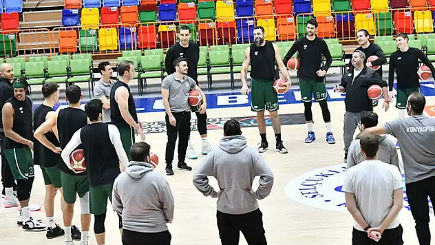 Konyaspor Basketbol'da Bahçeşehir hazrılığı