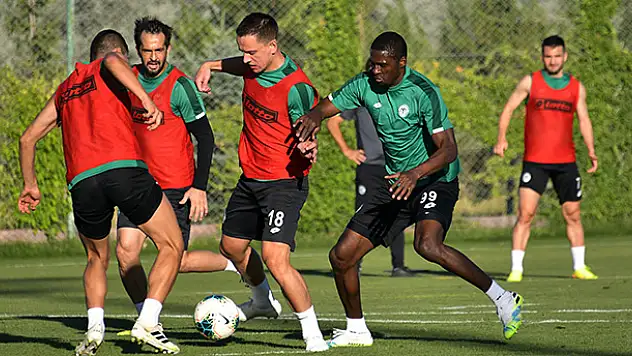 Konyaspor, Beşiktaş maçı hazırlıklarını sürdürdü