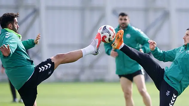 Konyaspor bugün çalışacak, yarın izin yapacak