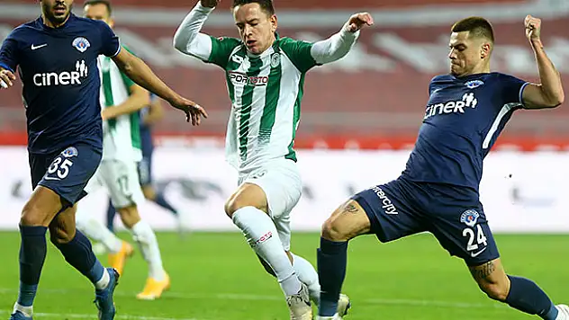 Konyaspor çıkışa geçti