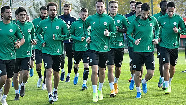 Konyaspor'da Eyüpspor ve Gençlerbirliği maçının hazırlıkları başladı