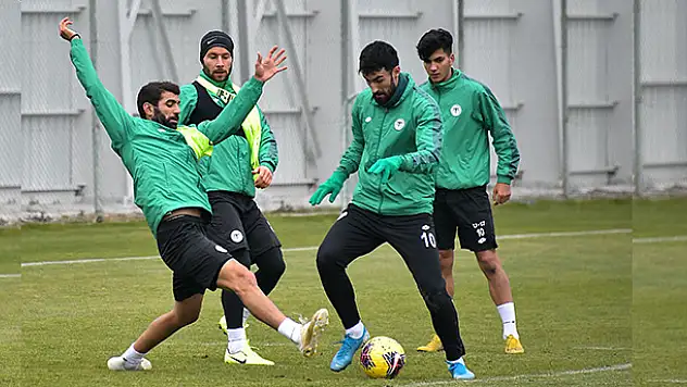 Konyaspor'da, Gaziantep Futbol Kulübü maçı hazırlıkları başladı