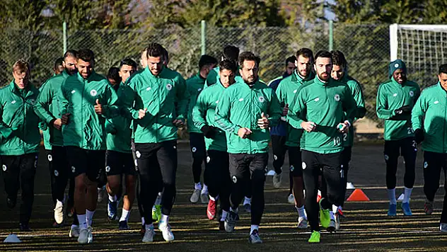Konyaspor'da Göztepe hazırlığı başlıyor
