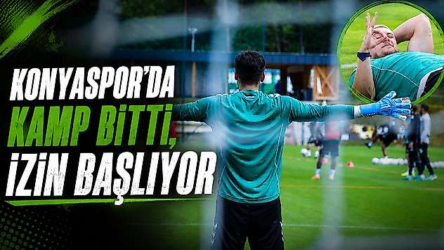 Konyaspor'da kamp bitti, izin başlıyor