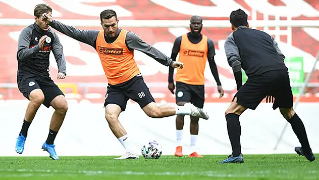 Konyaspor'da Kayserispor maçı hazırlıkları