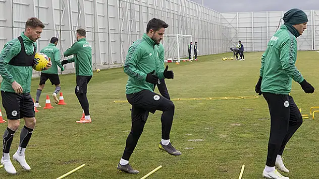 Konyaspor'da Medipol Başakşehir maçı hazırlıkları devam ediyor