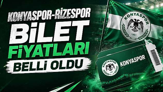 Konyaspor'da Rize maçının biletleri satışta