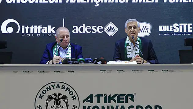 Konyaspor'da sponsorluk anlaşması