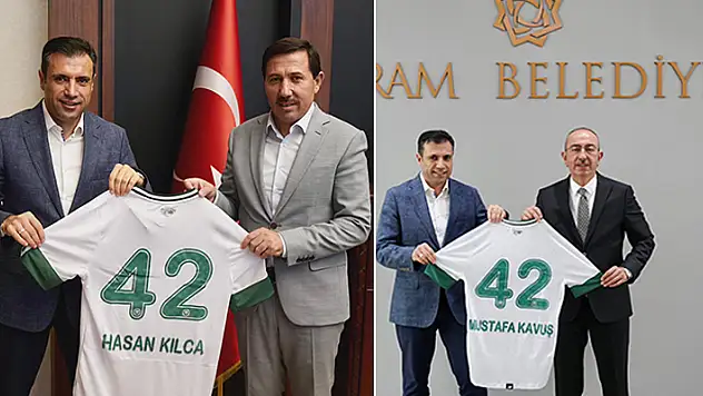 Konyaspor'da ziyaretler sürüyor
