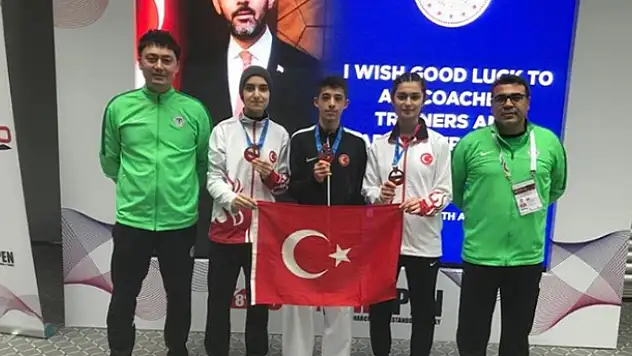 Konyaspor'dan 3 madalya