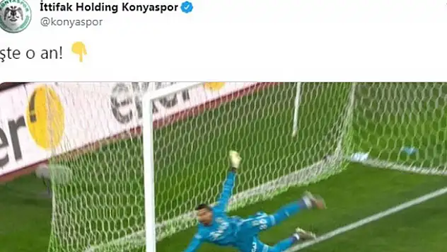 Konyaspor'dan 'gol' göndermesi