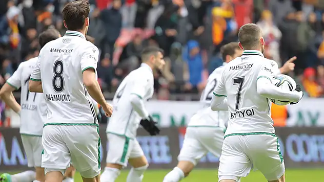 Konyaspor'dan muhteşem geri dönüş