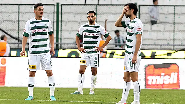 KONYASPOR, EVİNDE HÜSRAN YAŞADI
