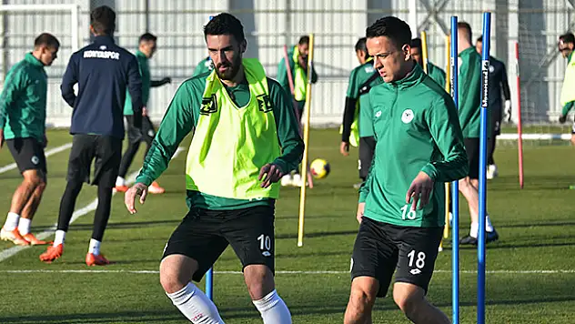 Konyaspor, Gaziantep Futbol Kulübü maçı hazırlıklarına başladı