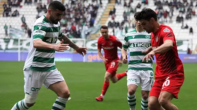 Konyaspor Gaziantep maçında Konyaspor'un ilk 11'i belli oldu