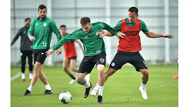 Konyaspor, Gençlerbirliği maçının hazırlıklarını sürdürdü