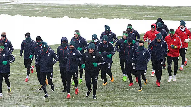 Konyaspor, Gençlerbirliği maçının son çalışmasını yaptı