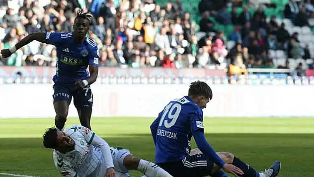 Konyaspor hakem kurbanı: 1-1