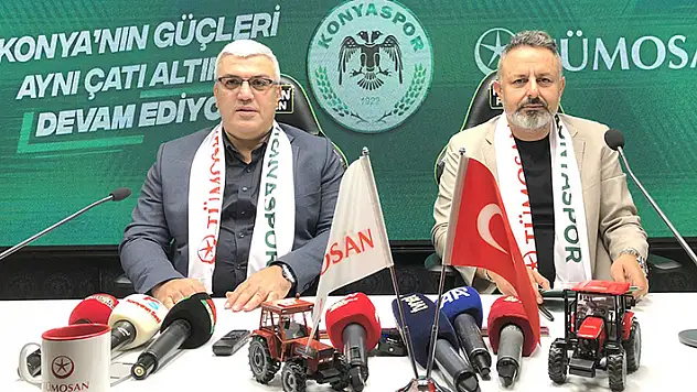 Konyaspor ile TÜMOSAN sponsorluk imzası attı