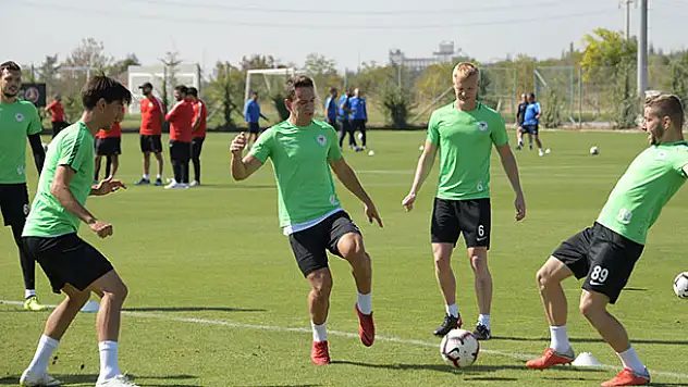 Konyaspor, Kayserispor maçı hazırlıklarını tamamladı