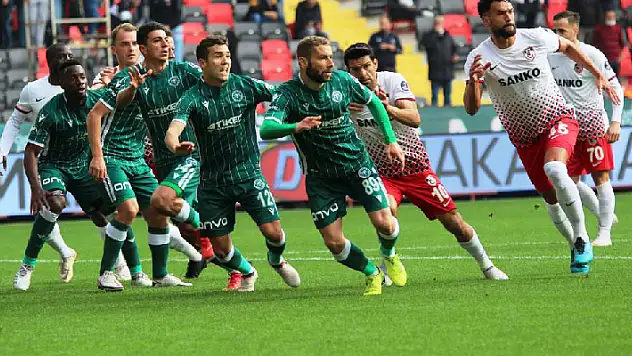 Konyaspor ligde 4 maç sonra kaybetti
