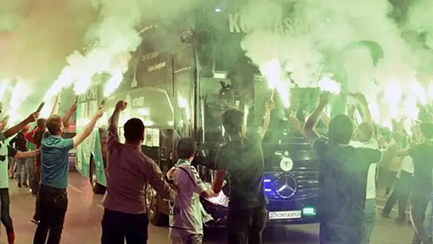 Konyaspor meşaleler ile karşılanacak 