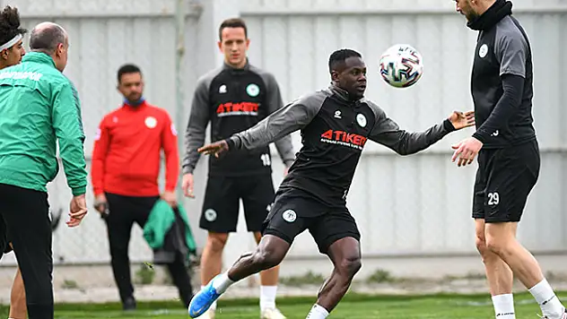 Konyaspor, MKE Ankaragücü maçının hazırlıklarına başladı