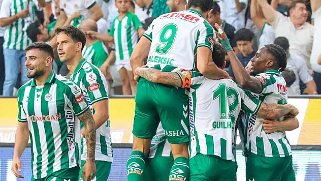 Konyaspor, o istatistikte ilk 2'de yer aldı