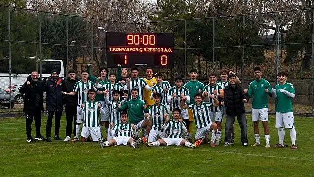 Konyaspor PAF, Rize'yi tek golle devirdi! 4 maç sonra kazandı