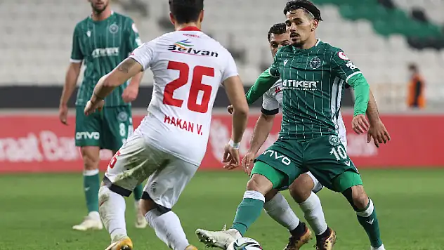 Konyaspor rotayı lige çevirdi 
