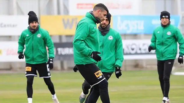 Konyaspor, Samsunspor maçı hazırlıklarına devam etti
