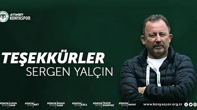 Konyaspor, Sergen Yalçın kararını açıkladı