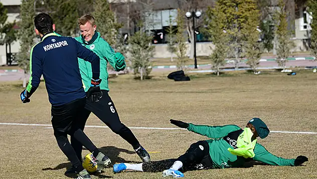 Konyaspor taktik çalıştı