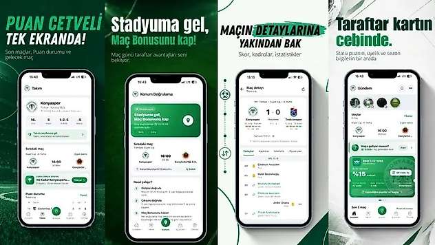 Konyaspor taraftar uygulaması yayında