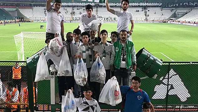Konyaspor taraftarından örnek davranış