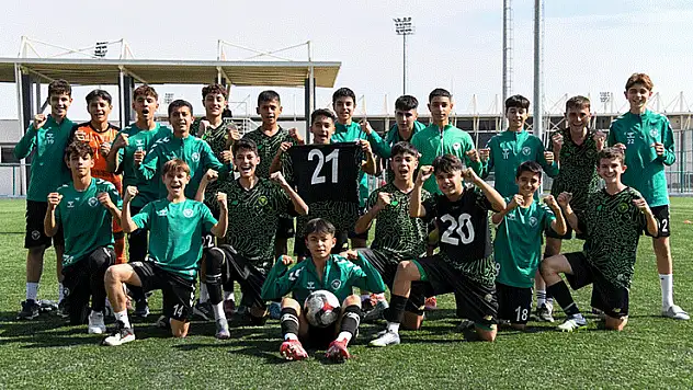Konyaspor U14, Fethiye'ye gol yağdırdı