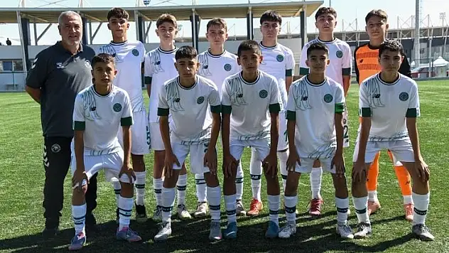 Konyaspor U14 ilk kez kaybetti