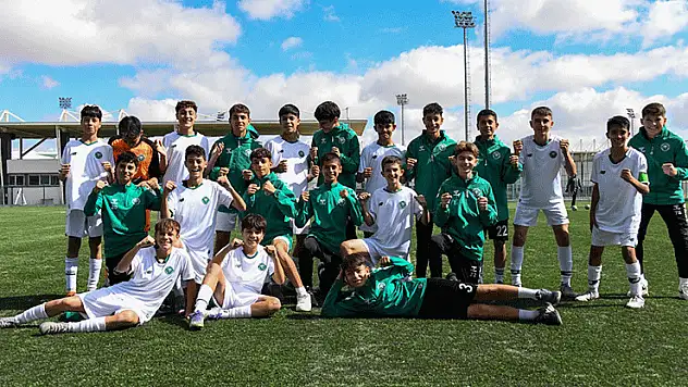 Konyaspor U14, Isparta engelini 5 golle geçti