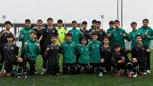 Konyaspor U14, Muğlaspor'a gol yağdırdı