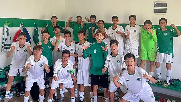 Konyaspor U14, Serikspor'a gol yağdırdı